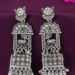 PRIVIU Brass Classic Jhumkas-29
