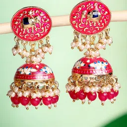 Anouk Animal Shaped Jhumkas Earrings-5