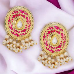 Anouk Oval Jhumkas Earrings-5