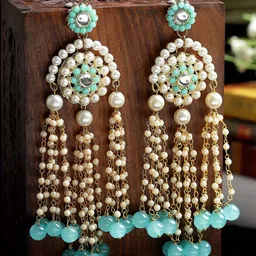 KARATCART Contemporary Jhumkas Earrings-10