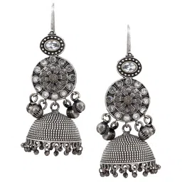Anvik Contemporary Jhumkas Earrings-image-34