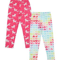 Doodle Pack Of 2 Printed Ankle-Length Leggings-image-60