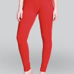 LYRA Women Mid-Rise Bio-Wash Churidar Length Leggings-picture-58