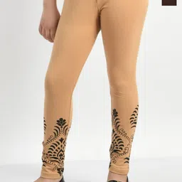 BAESD Girls Pack Of 2 Printed Cotton Ankle Length Leggings-picture-47