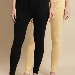 KEX Pack Of 2 Churidar Length Leggings-picture-15