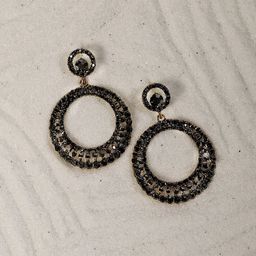SOHI Gold Plated Drop Earrings-44