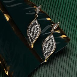 SOHI Gold-Plated Drop Earrings-16