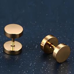KARISHMA KREATIONS Set Of 3 Gold-Plated Stud Earrings-image-99