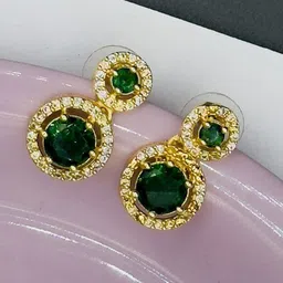 AKLINA Diamond Shaped Studs Earrings-image-57