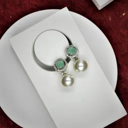 AKLINA Diamond Shaped Studs Earrings-image-74