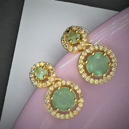 AKLINA Diamond Shaped Studs Earrings-6