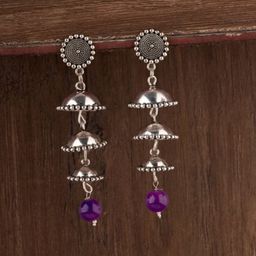 Ozanoo Silver Plated Jumkas-27