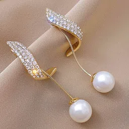 BEWITCHED Gold-Plated Circular Drop Earrings-53