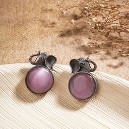 EL REGALO Contemporary Studs Earrings-36