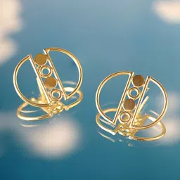 Priyaasi Gold-Plated Contemporary Studs-image-98
