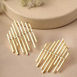 Priyaasi Gold-Plated Contemporary Studs-image-64