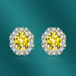Designs & You Silver-Plated Contemporary Studs Earrings-18