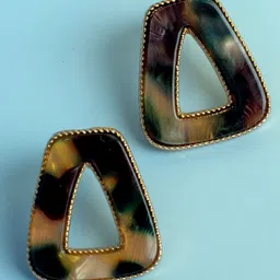 Jewelz Gold-Plated Contemporary Studs Earrings-image-50
