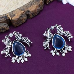 PRIVIU Teardrop Shaped Studs Earrings-5