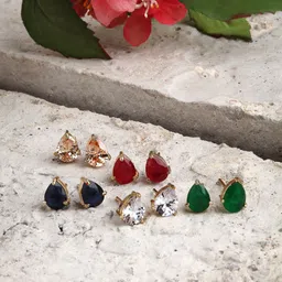 Kennice Teardrop Shaped Studs Earrings image 1