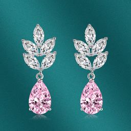 Designs & You Silver-Plated Teardrop Shaped Drop Earrings-1