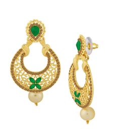 Alamod Gold-Plated Classic Chandbalis Earrings image 2