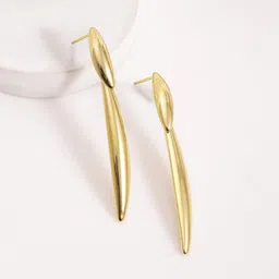Rubans Voguish 18KT Gold Plated Tarnish Free Waterproof Demi-Fine Drop Earrings image 2
