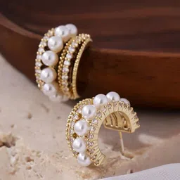 VAGHBHATT Circular Jhumkas Earrings image 4