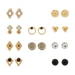 Accessorize Set Of 10 Classic Sparkle Studs image 2