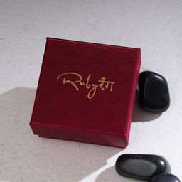 Ruby Raang Gold-Plated Studded Contemporary Studs image 2