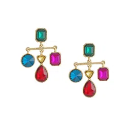 JOKER & WITCH Multicoloured Contemporary Studs Earrings image 4