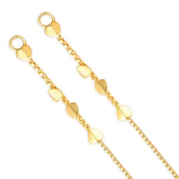 Vighnaharta Set Of 4 Gold-Plated Drop Ear Chain image 4