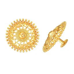 Vighnaharta Gold-Plated Removable Studs & Chain Drop Earrings image 4