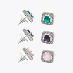 PRIVIU Square Studs Earrings image 2