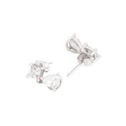 AIKA BY MINUTIAE Silver-Plated Geometric Studs Earrings image 4