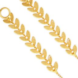 Vighnaharta Set Of 4 Gold-Plated Classic Drop Ear Chains image 3