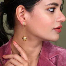 Silvermerc Designs Gold-Plated Drop Earrings-image-34