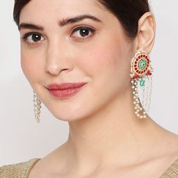 OOMPH Floral Studs Earrings-34