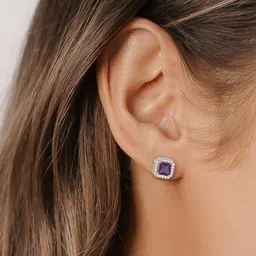 PRIVIU Square Studs Earrings image 3