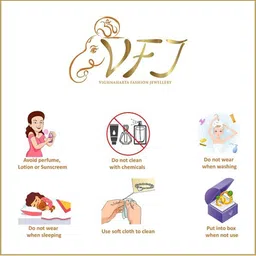 Vighnaharta Gold Plated Removable Stud And Chain Drop Earring image 2