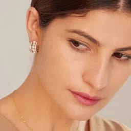 VAGHBHATT Circular Jhumkas Earrings image 3