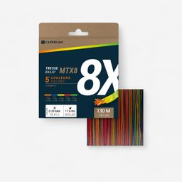 8-strand braid MTX8 MULTICOLOUR 130 M Sea fishing-image-32