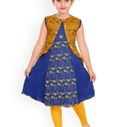 BAESD Girls Floral Printed Regular Kurta With Leggings-picture-36