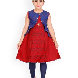 BAESD Girls Floral Printed Regular Kurta With Leggings-picture-17