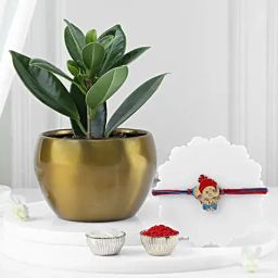 Sacred Green Rakhi Hamper with Ganesha Blessings-image-47