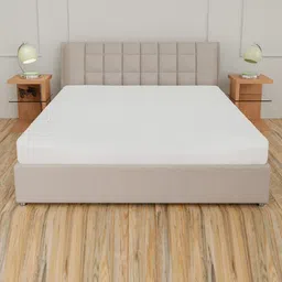 CURIOUS LIFESTYLE White Water Proof Terry Cotton Double King Size Mattress Protector-image-53