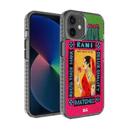 DailyObjects Green & Pink Rani Matchbox iPhone 12 Mini Back Case-3