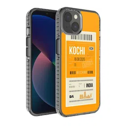 DailyObjects Yellow & White Printed Kochi City Tag iPhone 13 Mini Phone Case-6