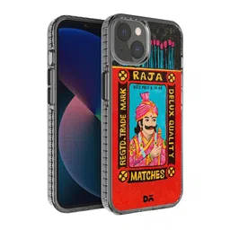 DailyObjects Black & Red Printed Raja Matchbox iPhone 13 Mini Phone Case-41