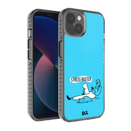 DailyObjects Blue & White Stress Buster  iPhone 13 Mini Mobile Accessories-51